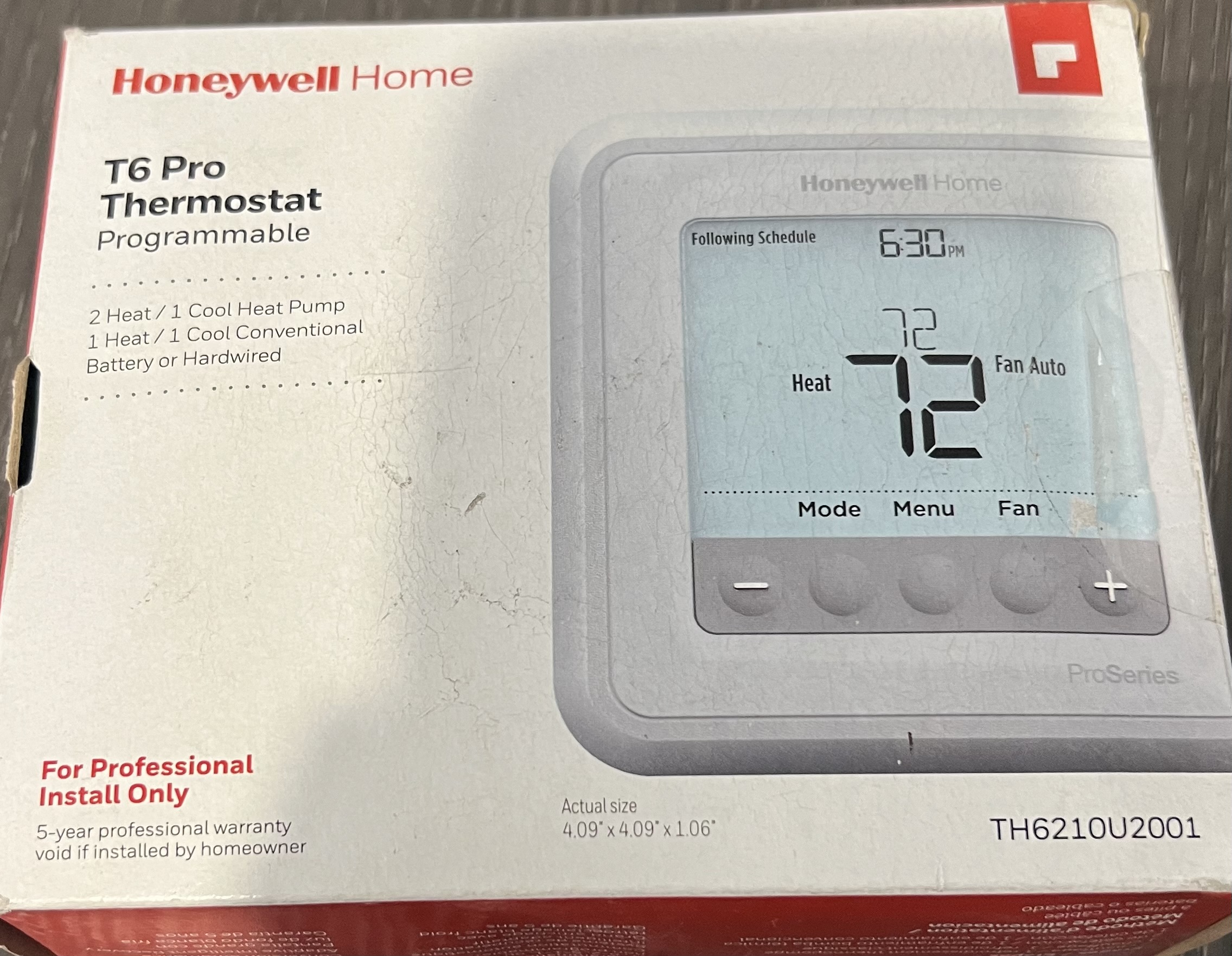 Honeywell Thermostat T6 Pro The Mechanical Contractors Association of